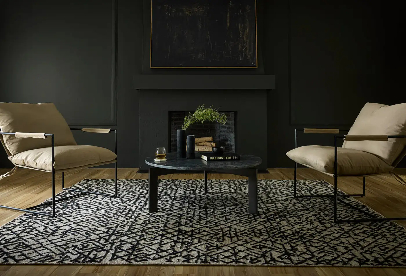 Nectar 6 Rug 03 Beige: Ковер в интерьере